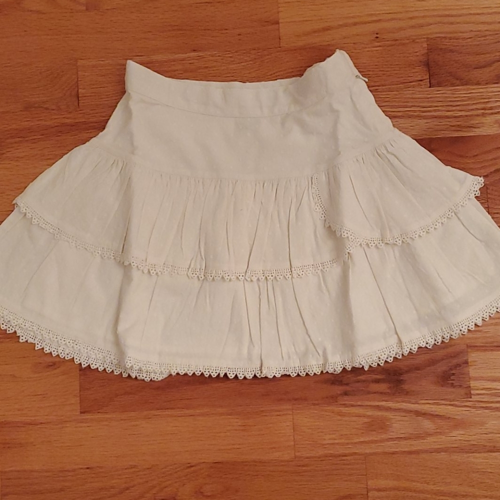 GAP kids Swiss Dot Ivory Skirt